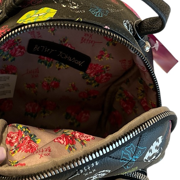 Betsey Johnson Quilted Mini Dog Puppy Backpack
Skull Black - Picture 5 of 8